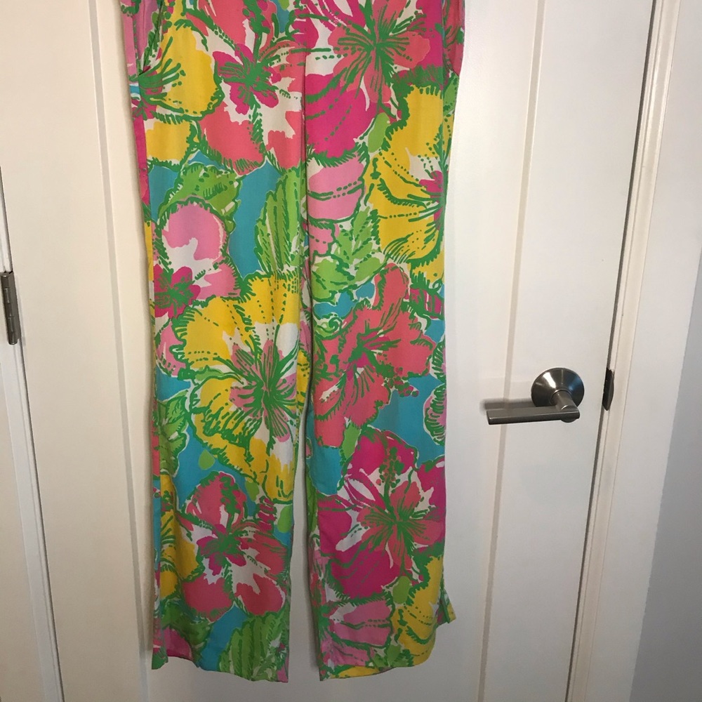 Lilly Pulitzer Hibiscus 🌺 Palazzo Pants Big Flirt